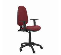 Chaise de bureau AYNA - accoudoirs réglables - Bordeaux