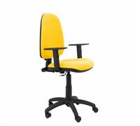 Chaise de bureau AYNA - accoudoirs réglables - Jaune