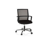 Chaise de bureau / Chaise pivotante MOVE-TEC NET 3D tissu maille noir / noir