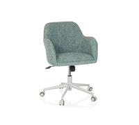 hjh LIVING Chaise de bureau SOLAO HOME rembourrée pivotante réglable fonction bascule Menthe