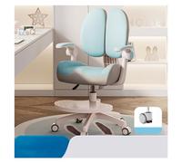 Chaise de bureau Chaises de bureau for enfants améliorées, chaise d'ordinateur for réglable en hauteur et profondeur, d'écriture levage à domicile, d'étude for mignonne Chaise d'ordinateur(Blue)