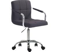 Chaise de bureau CLP Lucy V2 tissu,noir