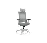 Chaise de bureau COMFIO WMH Tissu maille / Tissu gris