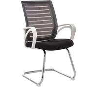 Chaise de bureau confortable à dossier haut, chaise de bureau en maille respirante avec support de bras, chaise de conférence ergonomique