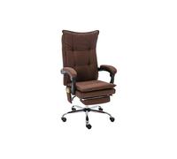 Chaise de bureau de massage Marron Tissu