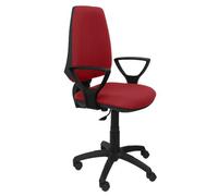 Chaise de bureau ELCHE - accoudoirs fixes - Bordeaux