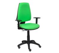 Chaise de bureau ELCHE - accoudoirs réglables - Vert pomme