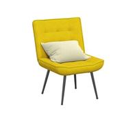 vidaXL Chaise de relaxation jaune 64x74x84 cm velours