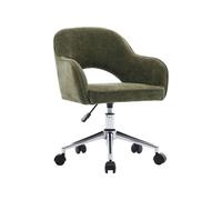 Chaise De Bureau Enfant À Roulettes Ajustable Tissu Chenille - Jim Kid Kaki TU