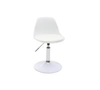 Chaise de bureau design enfant blanche STEEVY