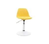 Chaise de bureau enfant jaune steevy