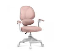 Chaise de bureau enfant - MARK ADLER - Junior 4.5 - Ergonomique - Accoudoirs rabattables - Rose