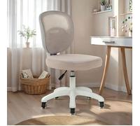 Chaise de bureau enfant MAYLA Gris Réglable en hauteur sans Accoudoirs, Assise Rembourrée Confortable