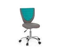 KIDDY COMFORT - Chaise pivotante pour des enfants gris / turquoise