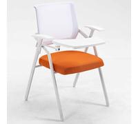 Chaise de bureau ergonomique en maille avec bureau attaché, fauteuil pliable pour adultes, idéal pour l'école, la salle de conférence, la salle d'attente, siège confortable
