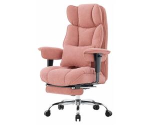 Chaise de bureau ergonomique, grande taille, dossier haut, inclinable, pour adultes