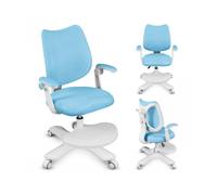 Chaise de bureau ergonomique - MARK ADLER - Junior 4.6 - Bleu - Hauteur réglable - Accoudoirs fonctionnels