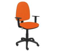 Chaise de bureau AYNA - accoudoirs réglables - Orange