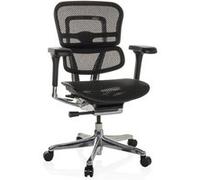 ERGOHUMAN BASE GEN2 | tissu maille - Siège de direction de luxe Noir
