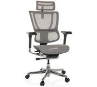 ERGOHUMAN SLIM GEN2 | tissu maille - Siège de direction de luxe gris clair