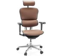 Chaise de bureau / fauteuil de direction ERGOHUMAN ULTRA L GEN2 cuir marron hjh OFFICE Marron G