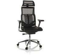 Chaise de bureau / Fauteuil de direction POFIT GEN2 Tissu maille noir hjh OFFICE Noir G