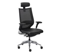 Chaise de bureau High-Back Mesh assise cuir