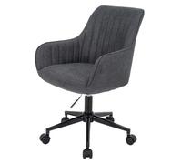 Mendler Chaise de bureau pivotante - Anthracite