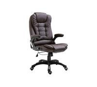 vidaXL Chaise de bureau Marron Similicuir Brun G