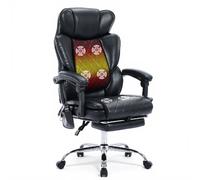 Chaise de Bureau Massage Noir