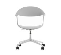 Chaise de bureau Mynt structure aluminium WxHxD 63.5x80.5-89x53cm