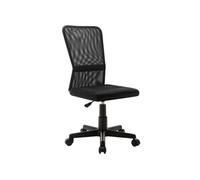 Chaise de bureau Noir 44x52x100 cm Tissu en maille noir G