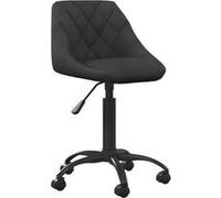 Chaise de bureau Noir Velours Noir G
