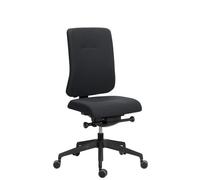Chaise de bureau Ofys tissu - Noir