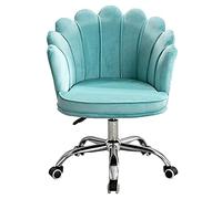 Chaise de bureau pivotante en velours, chaise à coque réglable pour filles, mobilier de bureau et de chambre à coucher, sièges de loisirs modernes pour les espaces de travail à domicile