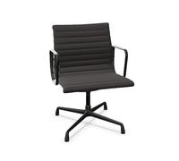 Chaise de Bureau Pivotante Vitra en Aluminium EA 108 Hopsak, Gris Foncé/ Noir Profond