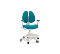 Chaise de bureau pour enfant KID WING Tissu bleu