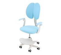 Chaise de bureau pour enfant - Rotative à 360° - Hauteur réglable | Chaise pivotante avec 6 roues silencieuses, max. Capacité de charge de 68 kg pour l'apprentissage des enfants
