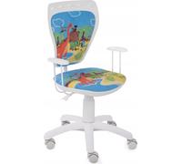 Chaise de bureau pour enfants 55x97cm Chaise de bureau Chaise pivotante pour jeunes ; Dinosaure