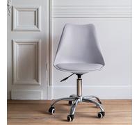 Chaise de bureau réglable en hauteur grise ANNE