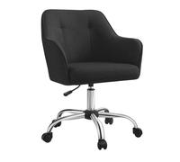 Chaise de bureau réglable en hauteur SONGMICS Noir OBG019B01 - Confortable et résistant - Charge 120 kg