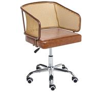 Chaise de bureau TUCSON Cuir PU Marron