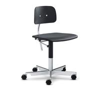 Chaise de bureau siège cuir Kevi 2533 WxD 175x75cm/seat height 38-51cm
