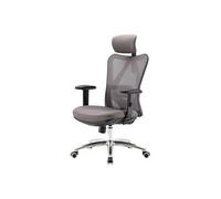 Chaise de bureau SIHOO charge max. 150kg sans repose-pieds, gris
