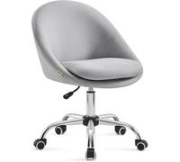 Chaise de Bureau - SONGMICS - OBG020G01 - Rembourrage en Mousse - Réglable en Hauteur - Gris
