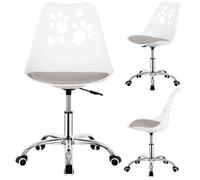 Chaise de bureau - SPRINGOS - 2025 - Ergonomique - Réglable en hauteur - Similicuir sur roulettes