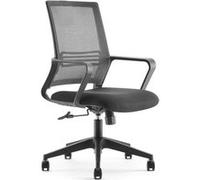 Chaise de bureau Waytex AJARA Basculant, dossier respirant avec accoudoirs, hauteur réglable Noir G