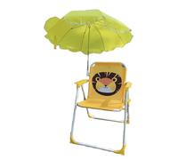 Chaise De Camping Pour Enfants Avec Parapluie - Chaise Pliante, Siège D'ombre D'été | Sable Extérieure Portable Parasol Solaire, Jardin Résistant À La Légère Plage Pique-Nique Voyage