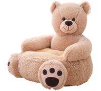 Chaise De Canapé Ours,Enfant Fauteuil en Peluche De Bébé,Canapé-lit Ours Doux,Chaise en Peluche pour Tout-Petits,Meubles De Chambre
