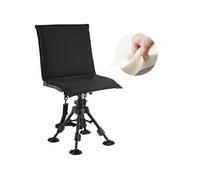 Chaise de Chasse Pivotante à 360° Silencieuse et Pliable avec Housse